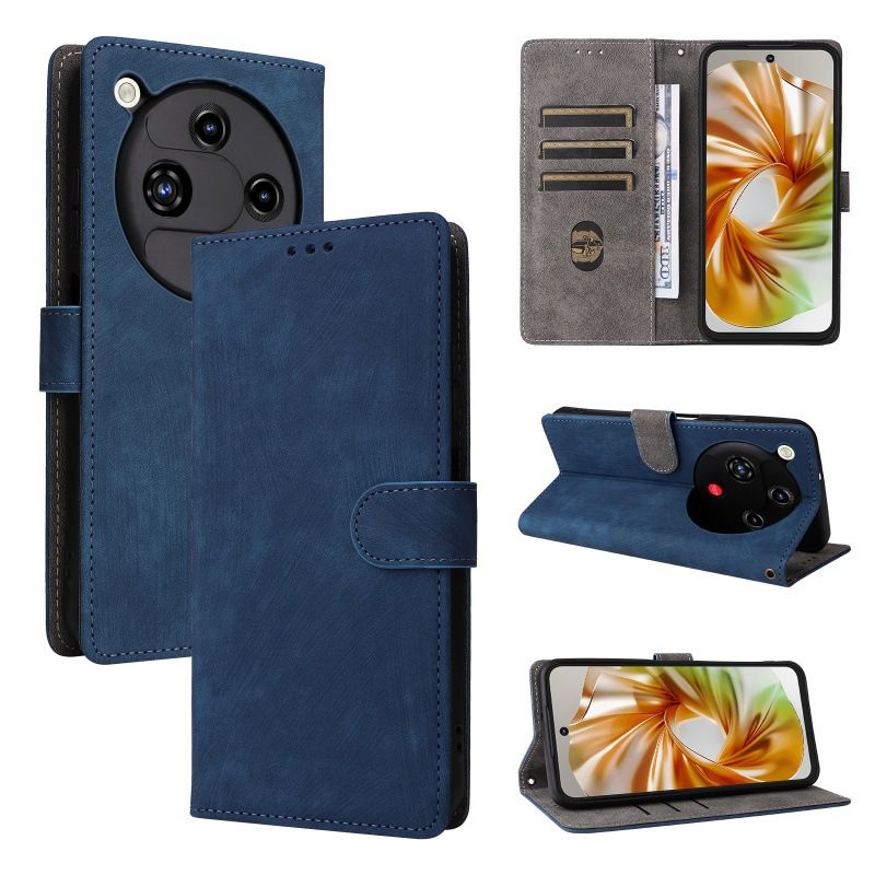 Flip Cover for ZTE nubia Focus 2 PU Leather Phone Case Full-Body Protection Shockproof [RFID Blocking] Wallet Cover With Hand Strap