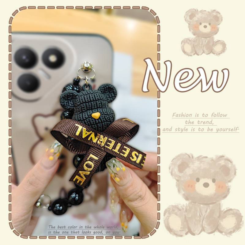 Phone Case for Tecno Pova 7 4G Case Trendy Creative Black Pearl Charm Shockproof And Drop-proof Case