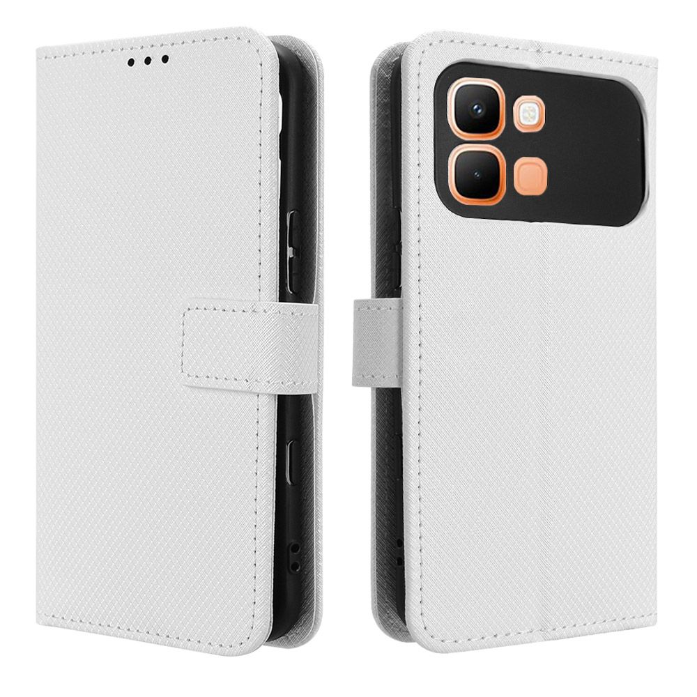 Leather Flip Cover For Infinix Note Edge Case Magnetic Buckle Shockproof Wallet Covers