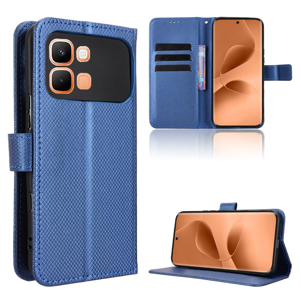 Leather Flip Cover For Infinix Note Edge Case Magnetic Buckle Shockproof Wallet Covers