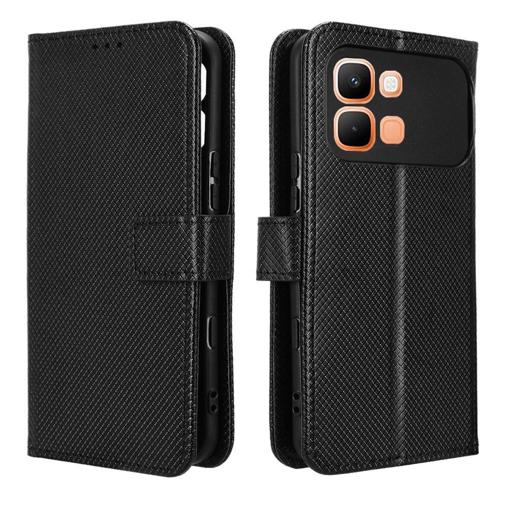 Leather Flip Cover For Infinix Note Edge Case Magnetic Buckle Shockproof Wallet Covers