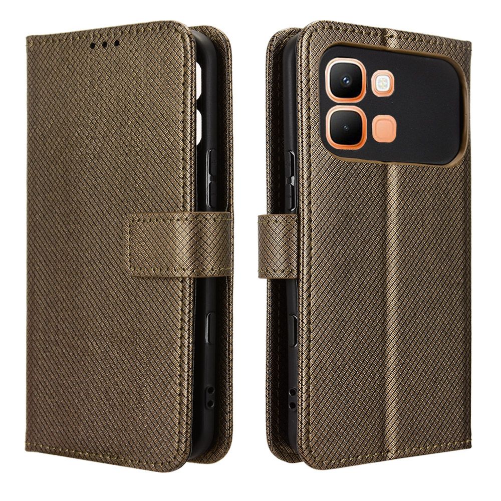Leather Flip Cover For Infinix Note Edge Case Magnetic Buckle Shockproof Wallet Covers