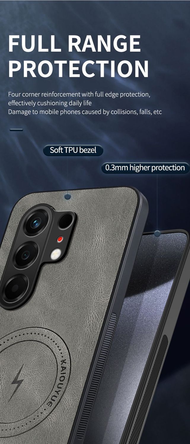 Wireless Charging Magnetic Phone Case for Tecno Camon 50 4G 6.78 Shockproof Mobile Phone Cover