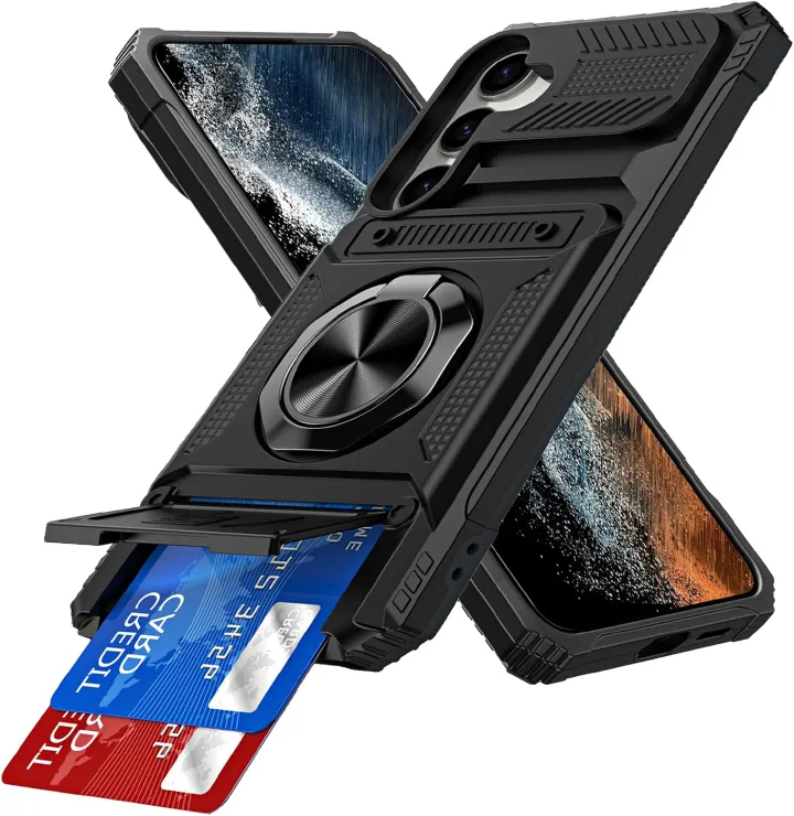 360° Magnetic Cover For Samsung Galaxy S25 S25 Plus S25 Ultra S24 S24 Plus S24 Ultra S23 S23 Plus S23 Ultra  FE Hidden Card