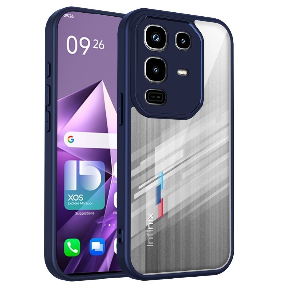 Phone Case For Infinix Note 50 Pro 4G/Infinix Note 50 4G Acrylic Back Ultra Transparent and Clear Phone Case/ Cover