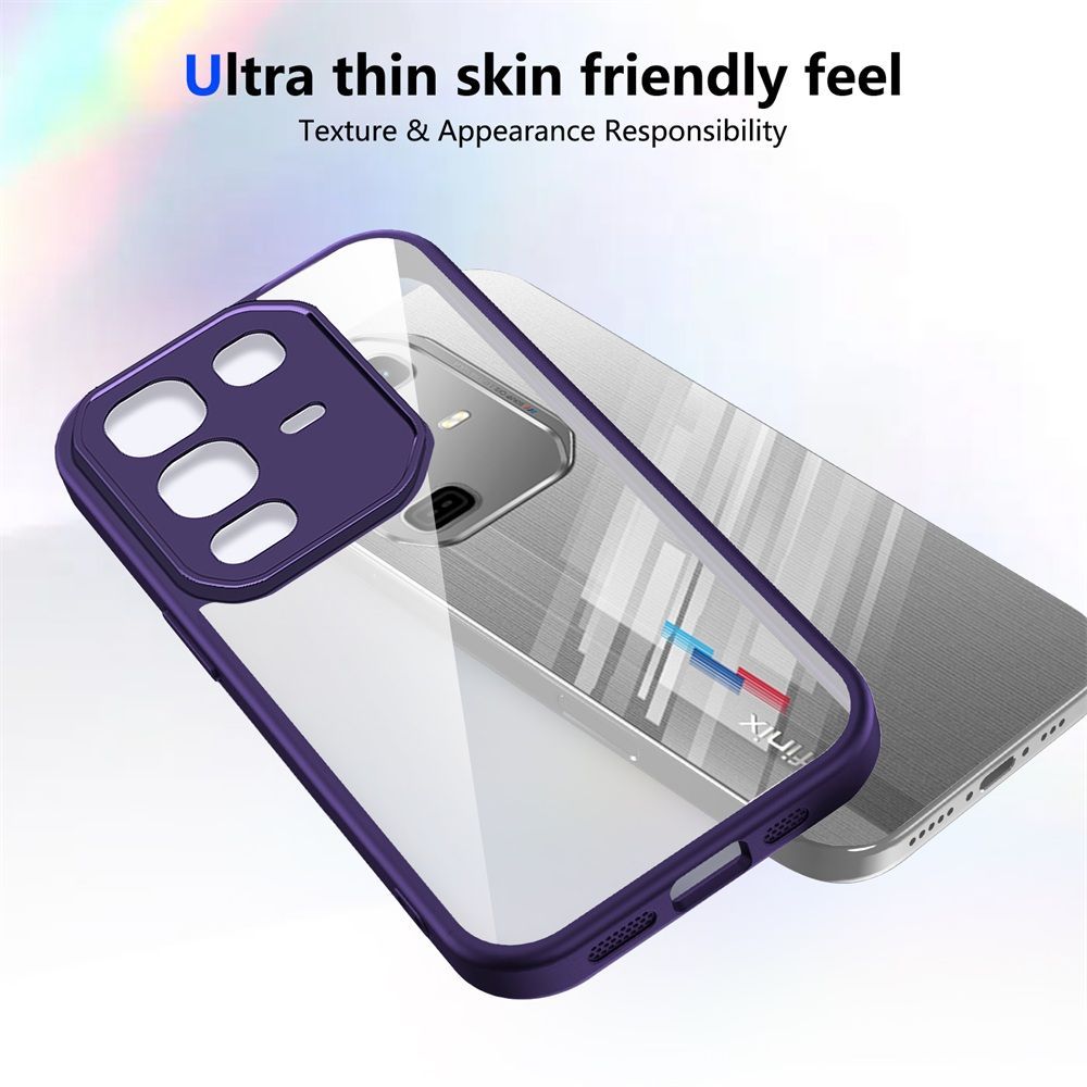 Phone Case For Infinix Note 50 Pro 4G/Infinix Note 50 4G Acrylic Back Ultra Transparent and Clear Phone Case/ Cover