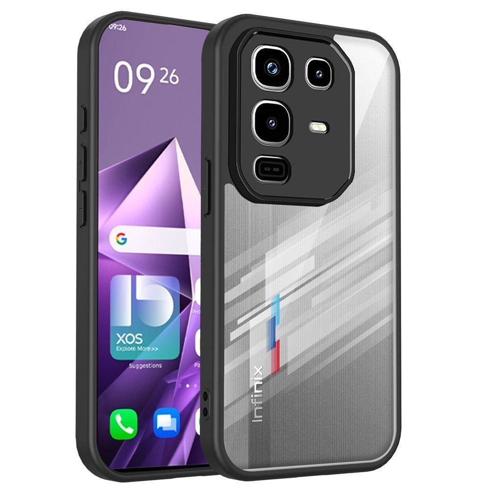 Phone Case For Infinix Note 50 Pro 4G/Infinix Note 50 4G Acrylic Back Ultra Transparent and Clear Phone Case/ Cover