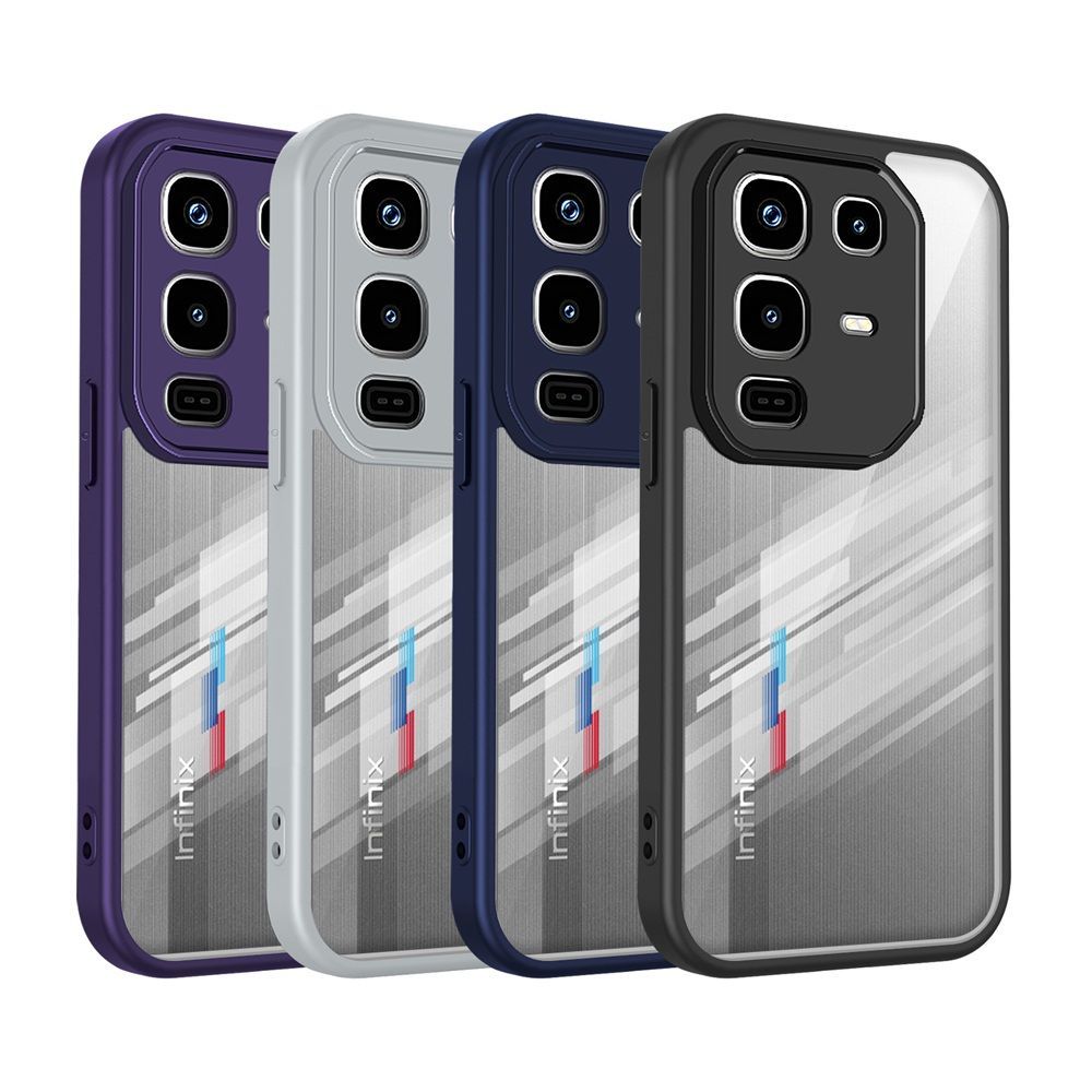 Phone Case For Infinix Note 50 Pro 4G/Infinix Note 50 4G Acrylic Back Ultra Transparent and Clear Phone Case/ Cover