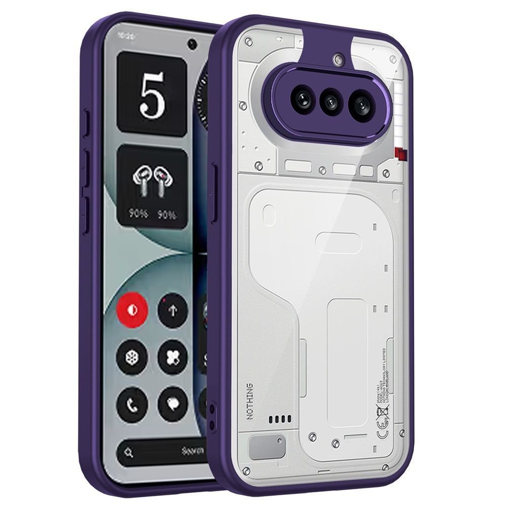 Phone Case For Nothing Phone 4A Acrylic Hard Shell with Soft Edges Cover