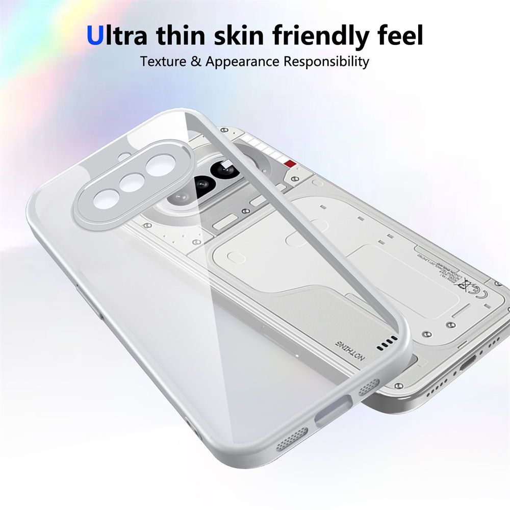 Phone Case For Nothing Phone 4A Acrylic Hard Shell with Soft Edges Cover