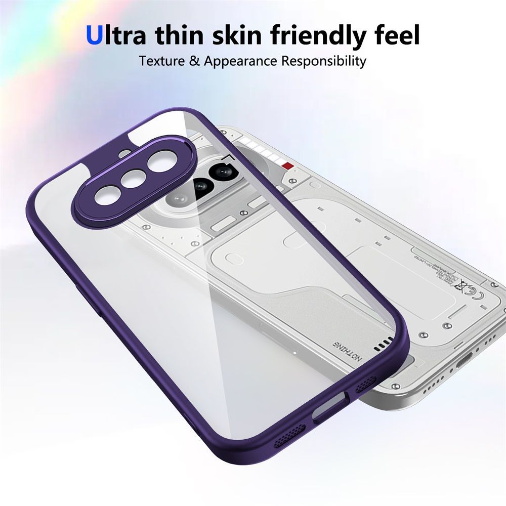 Phone Case For Nothing Phone 4A Acrylic Hard Shell with Soft Edges Cover