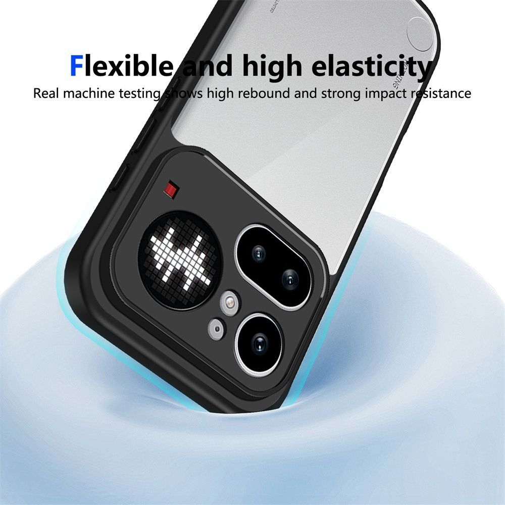 Phone Case For Nothing Phone 4A Pro （6.83）Acrylic Hard Shell with Soft Edges Cover