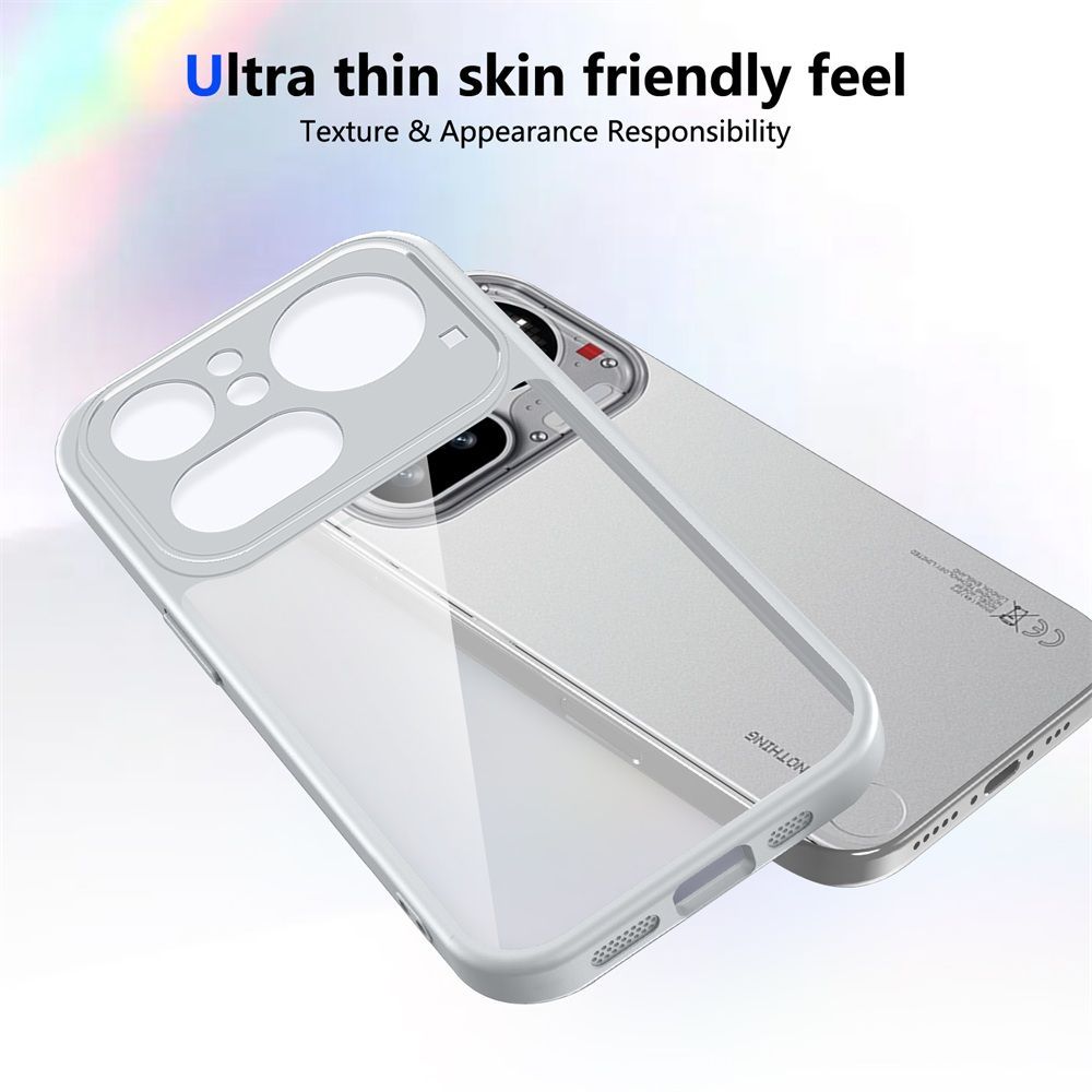 Phone Case For Nothing Phone 4A Pro （6.83）Acrylic Hard Shell with Soft Edges Cover