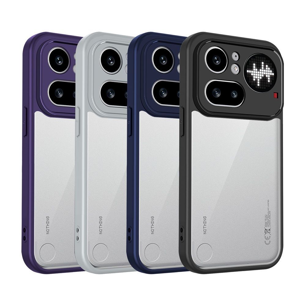 Phone Case For Nothing Phone 4A Pro （6.83）Acrylic Hard Shell with Soft Edges Cover
