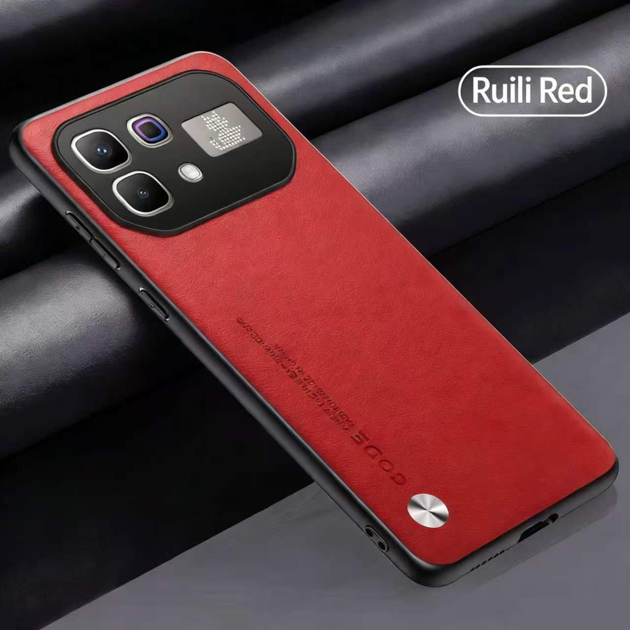 Luxury Suede Leather Phone Case with Infinix Note 60/Note 60 Pro Large Camera Window, Business Style Full-Body Shockproof Protective Cover