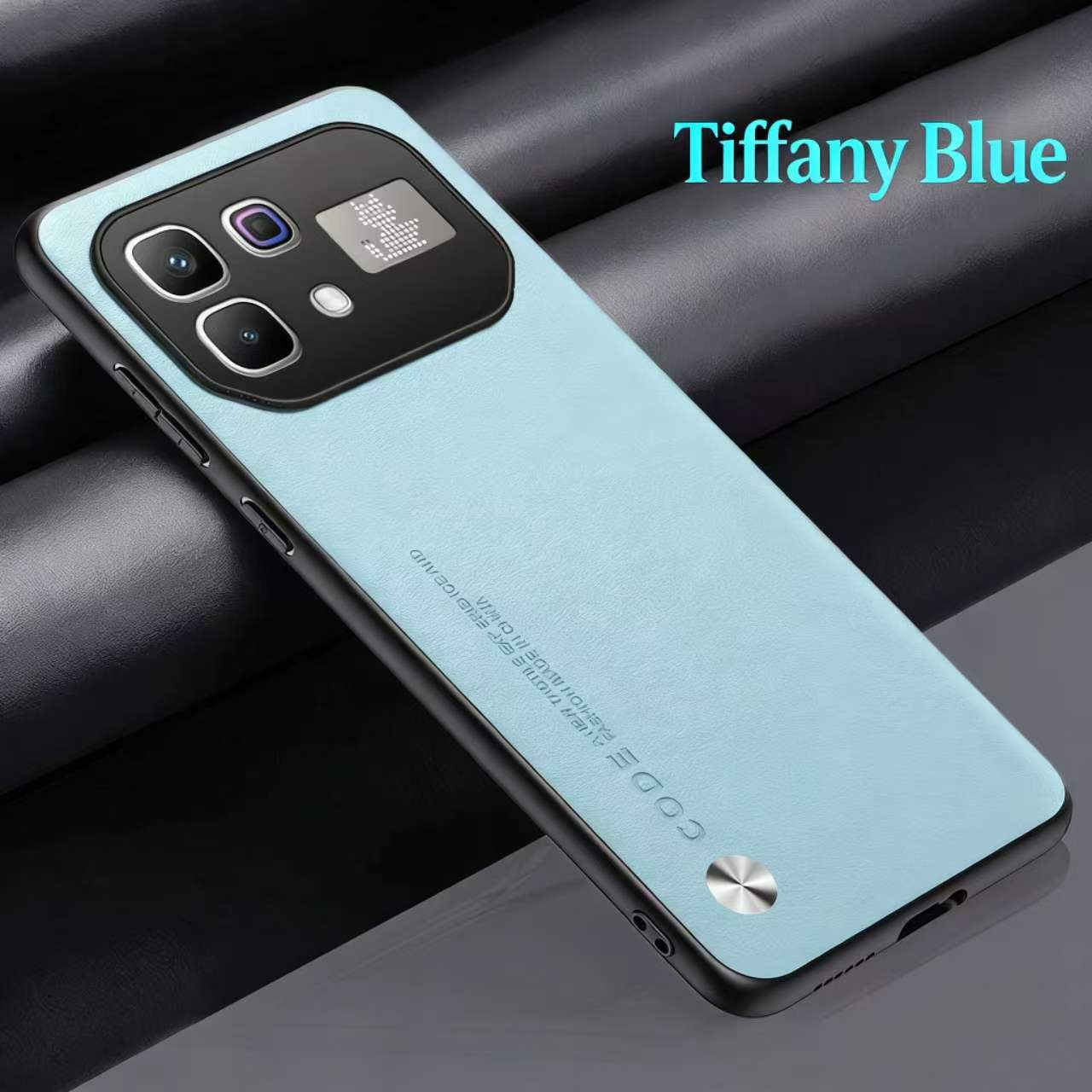 Luxury Suede Leather Phone Case with Infinix Note 60/Note 60 Pro Large Camera Window, Business Style Full-Body Shockproof Protective Cover