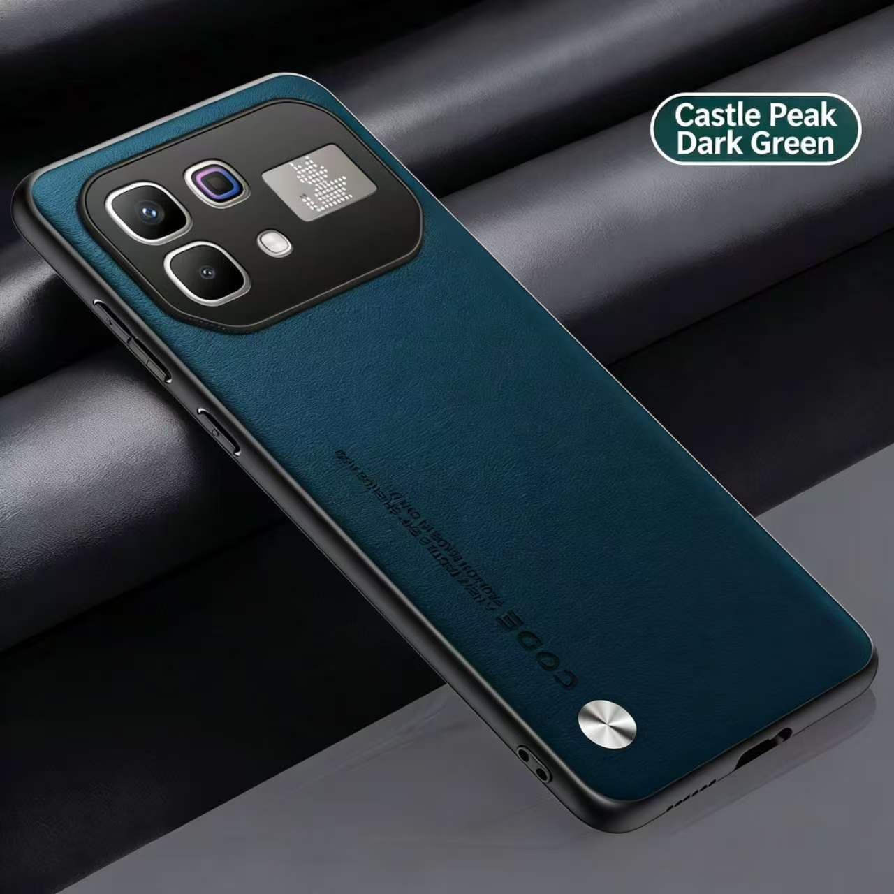 Luxury Suede Leather Phone Case with Infinix Note 60/Note 60 Pro Large Camera Window, Business Style Full-Body Shockproof Protective Cover