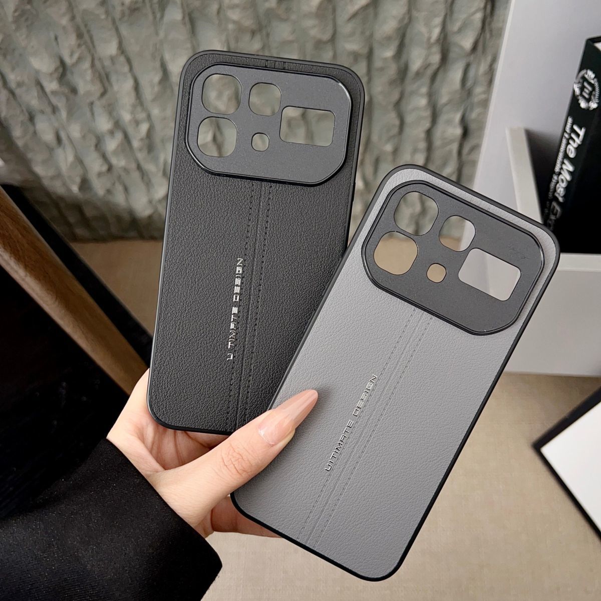 Luxury Suture Pattern Matte PU Leather Metal Lens protection Back Case for Infinix Note 60/Note 60 Pro Protection Cover