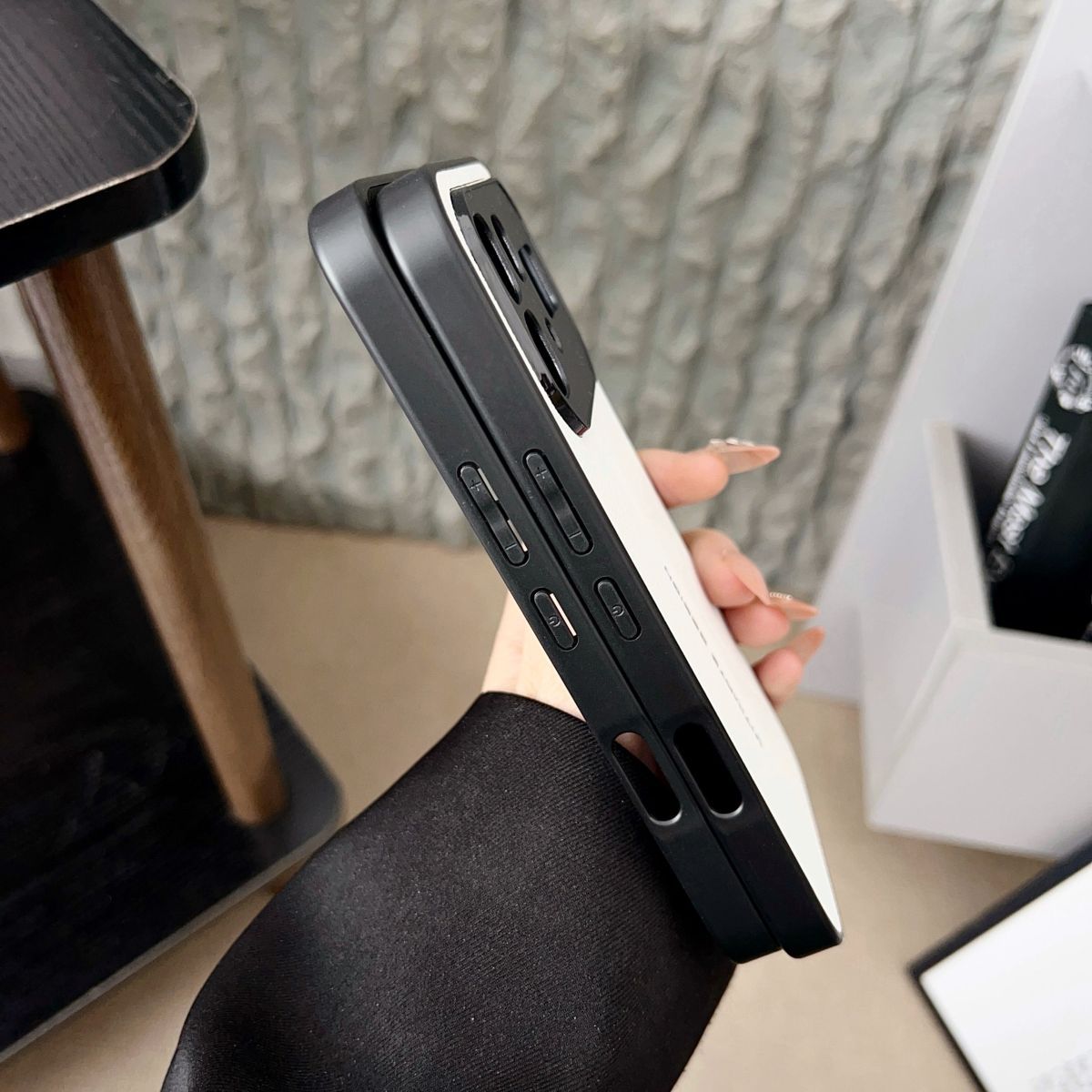 Luxury Suture Pattern Matte PU Leather Metal Lens protection Back Case for Infinix Note 60/Note 60 Pro Protection Cover