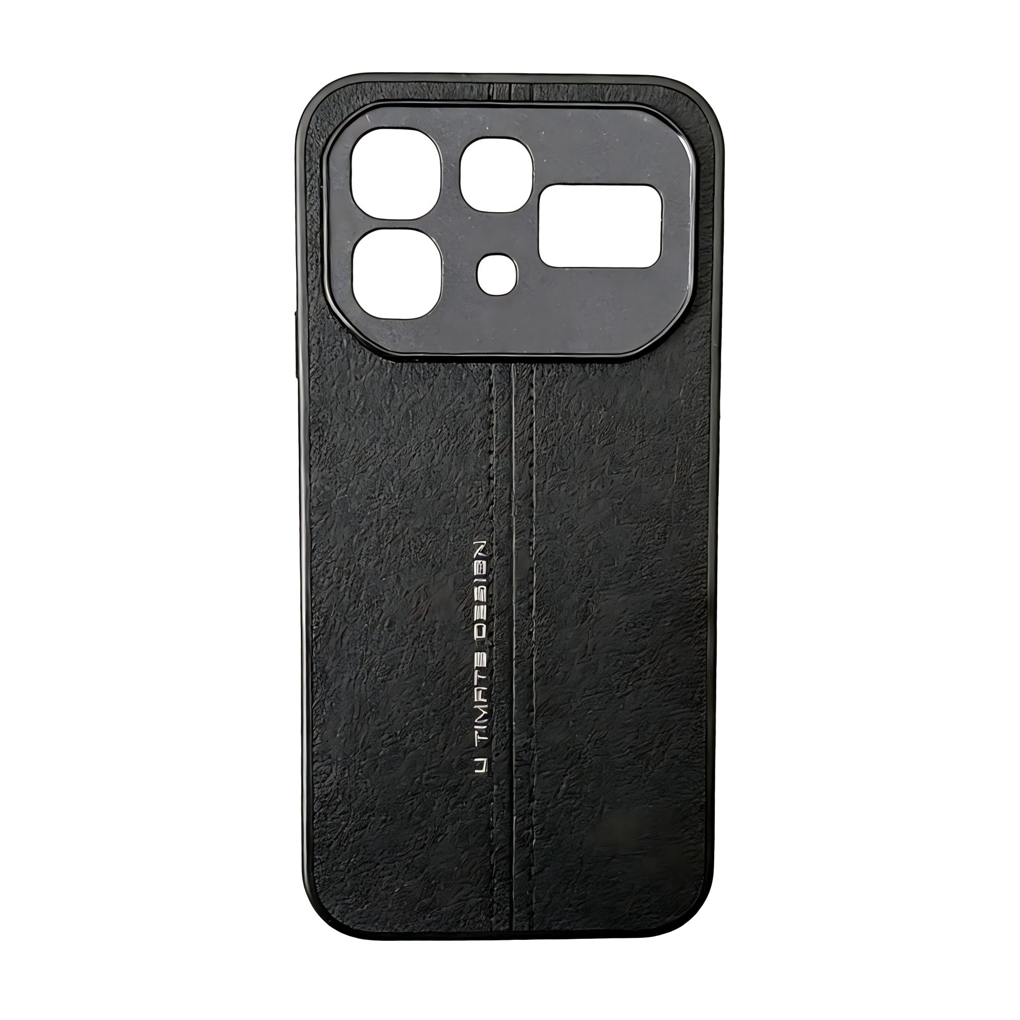 Luxury Suture Pattern Matte PU Leather Metal Lens protection Back Case for Infinix Note 60/Note 60 Pro Protection Cover