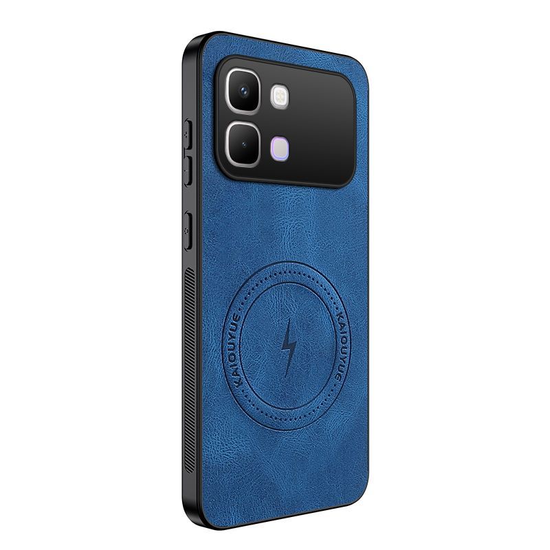 Luxury Business Phone Case for Infinix Note Edge Magnetic Sheepskin Leather All-inclusive Back Cover