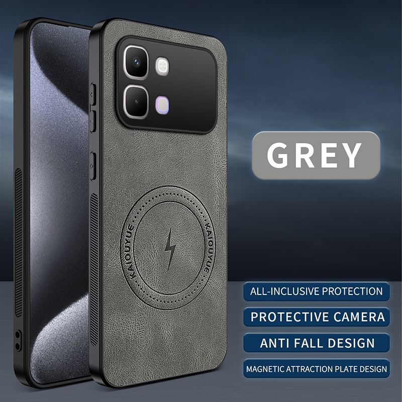 Luxury Business Phone Case for Infinix Note Edge Magnetic Sheepskin Leather All-inclusive Back Cover