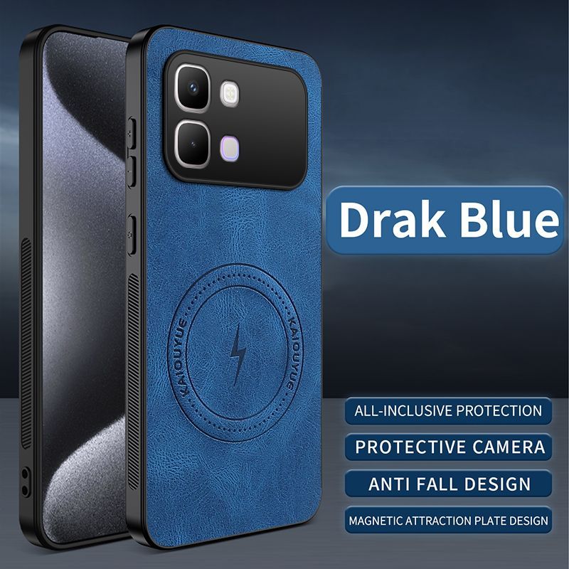 Luxury Business Phone Case for Infinix Note Edge Magnetic Sheepskin Leather All-inclusive Back Cover