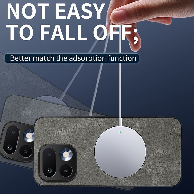 Luxury Business Phone Case for Realme 16 Pro+/Plus Magnetic Sheepskin Leather All-inclusive Back Cover