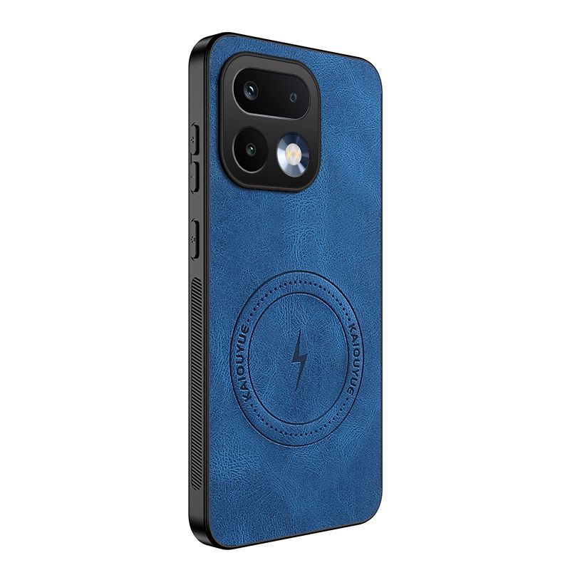 Luxury Business Phone Case for Realme 16 Pro+/Plus Magnetic Sheepskin Leather All-inclusive Back Cover