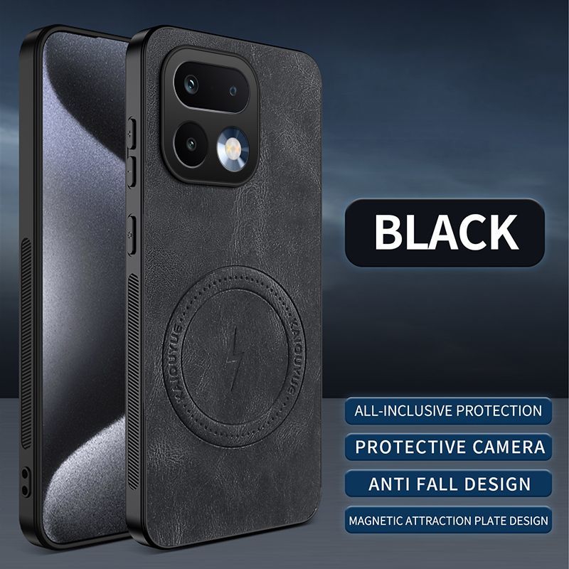 Luxury Business Phone Case for Realme 16 Pro+/Plus Magnetic Sheepskin Leather All-inclusive Back Cover