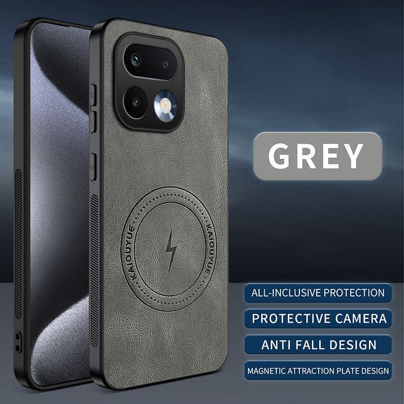 Luxury Business Phone Case for Realme 16 Pro+/Plus Magnetic Sheepskin Leather All-inclusive Back Cover