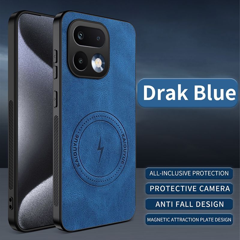 Luxury Business Phone Case for Realme 16 Pro+/Plus Magnetic Sheepskin Leather All-inclusive Back Cover