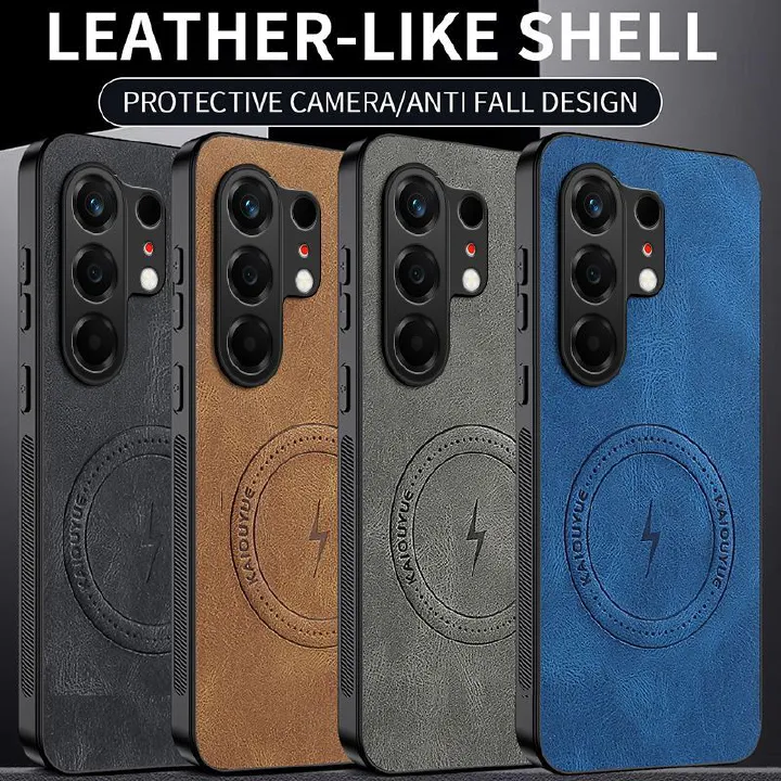 Luxury Business Phone Case for Tecno Camon 50 Pro 4G (CN5c) Magnetic Sheepskin Leather All-inclusive Back Cover