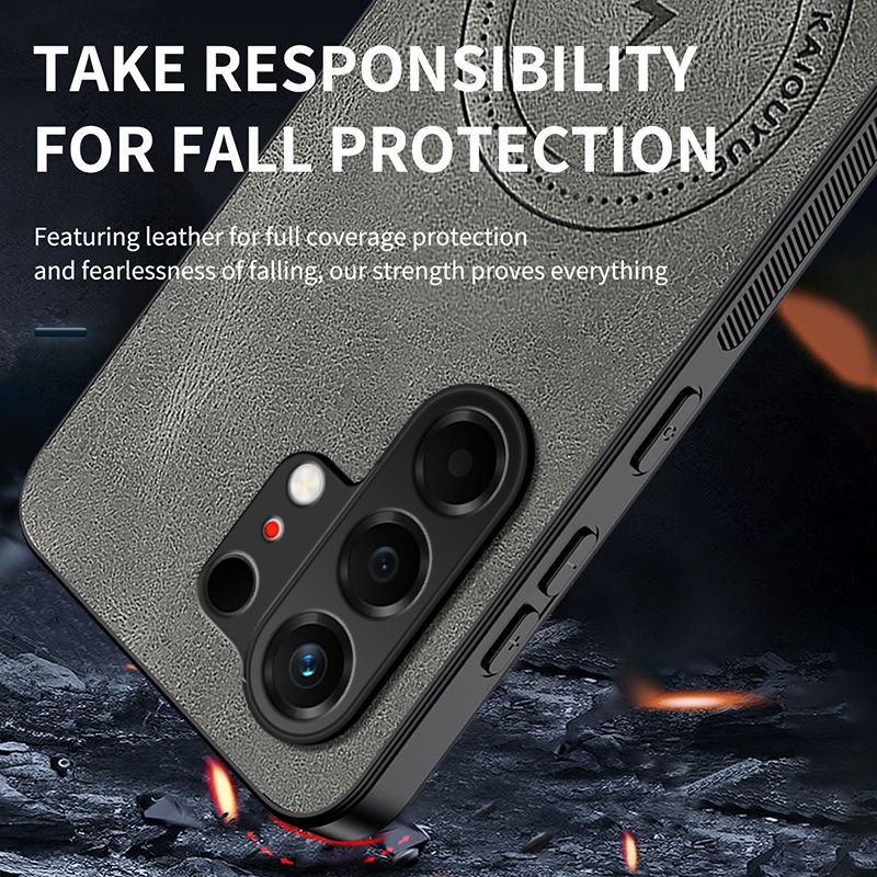 Luxury Business Phone Case for Tecno Camon 50 Pro 4G (CN5c) Magnetic Sheepskin Leather All-inclusive Back Cover