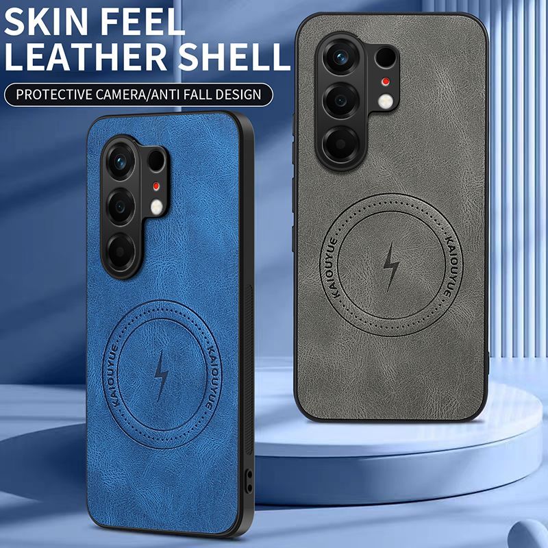 Luxury Business Phone Case for Tecno Camon 50 Pro 4G (CN5c) Magnetic Sheepskin Leather All-inclusive Back Cover