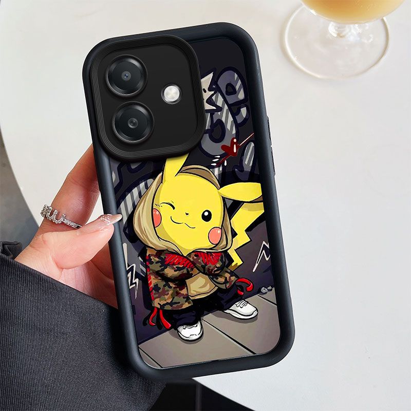 Fashion Cute Phone Case for OPPO A3X 4G, TPU Soft Silicone Anti Drop Shockproof Protection Case