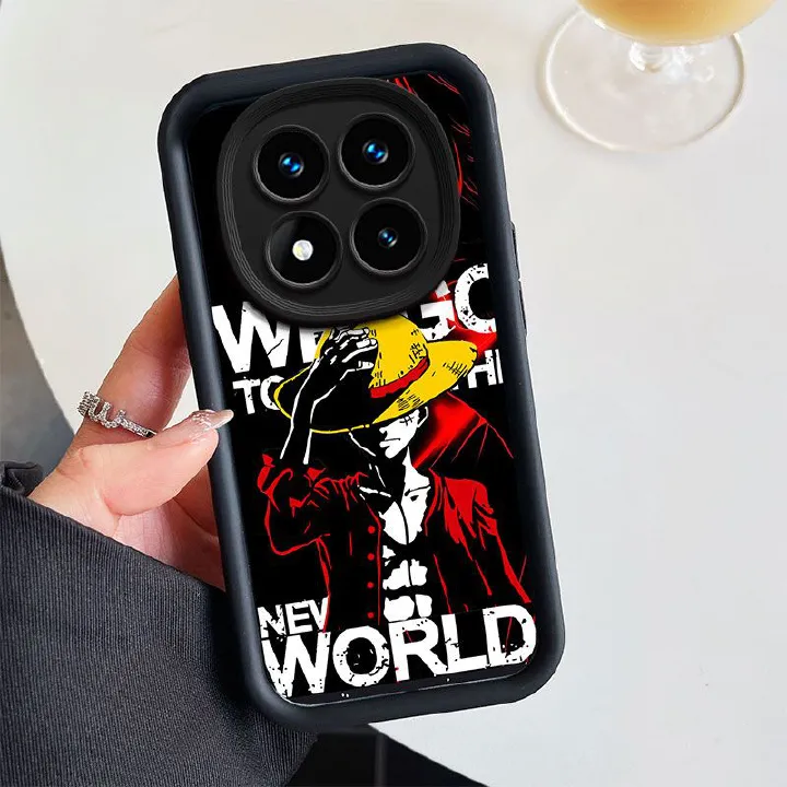 Fashion Cute Phone Case for Xiaomi Redmi Note 14 Pro+/Plus 5G, TPU Soft Silicone Anti Drop Shockproof Protection Case