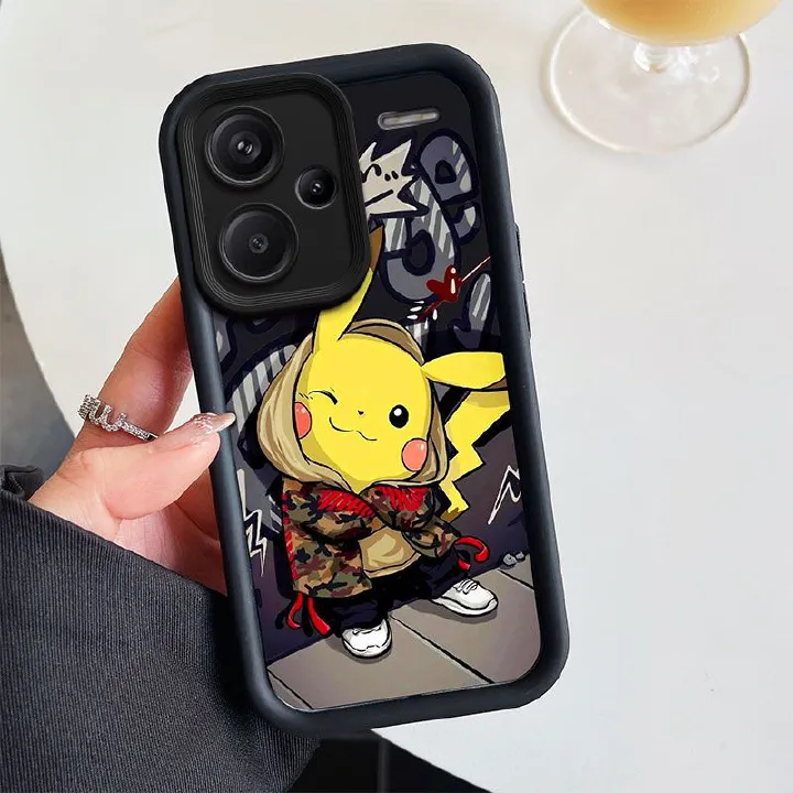 Fashion Cute Phone Case for Xiaomi Redmi Note 13 Pro+/Plus 5G (6.67" inch"), TPU Soft Silicone Anti Drop Shockproof Protection Case