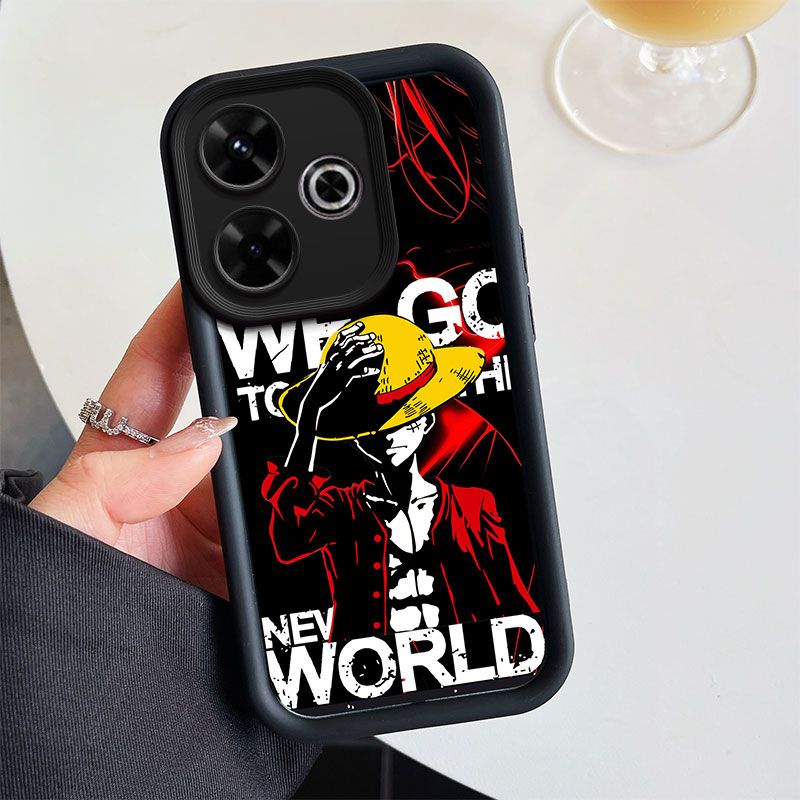 Fashion Cute Phone Case for Xiaomi Redmi 13 4G, TPU Soft Silicone Anti Drop Shockproof Protection Case