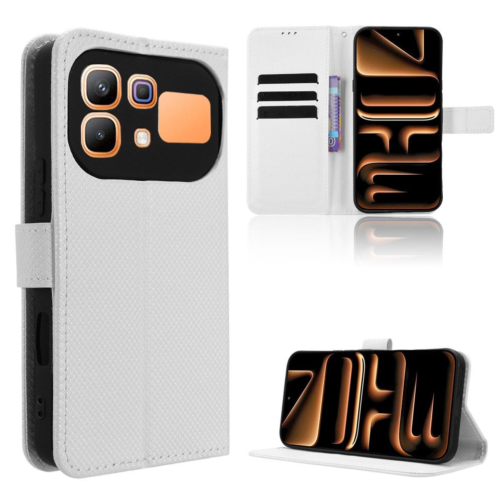 Leather Flip Cover For Infinix Note 60 Pro 5G Case Magnetic Buckle Shockproof Wallet Covers