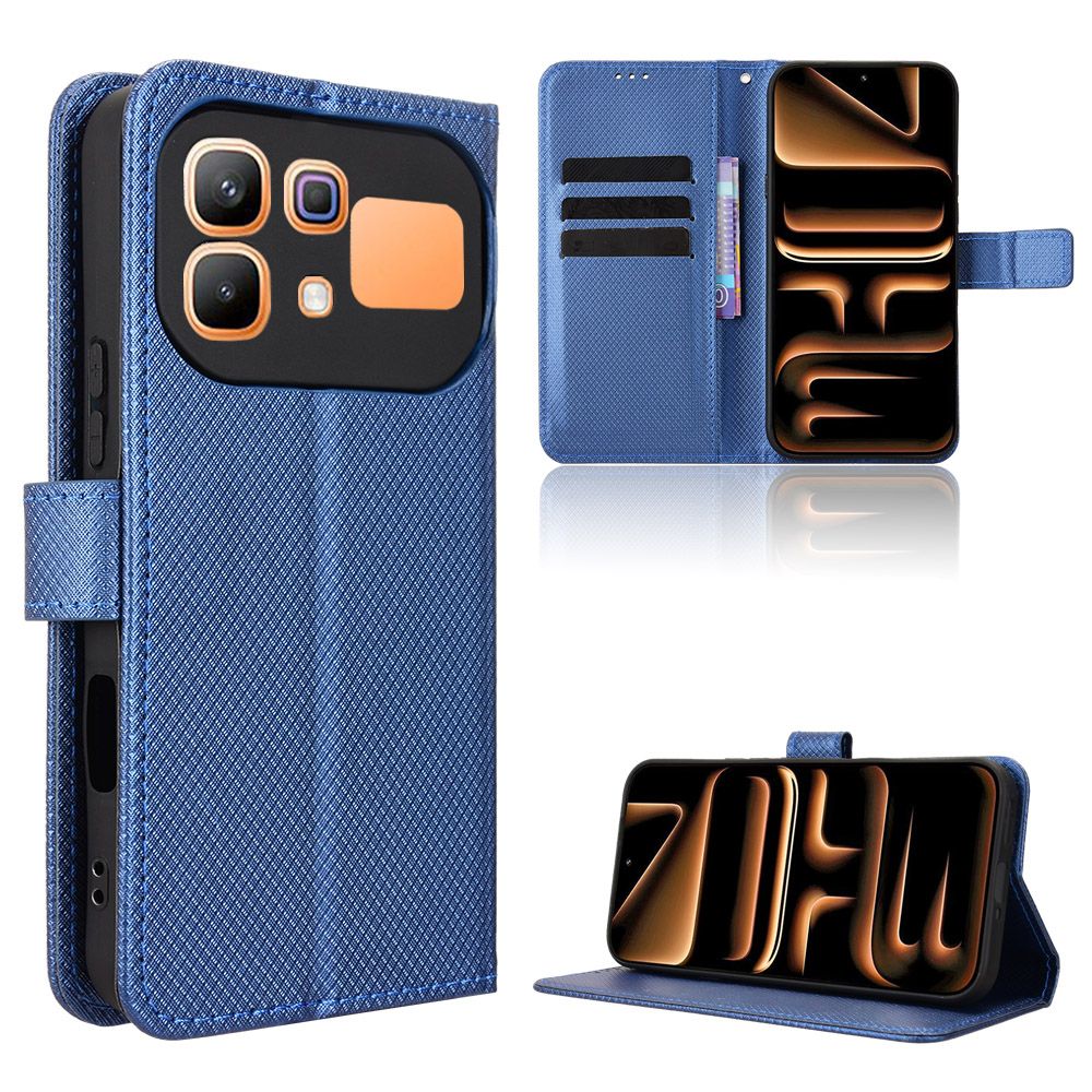 Leather Flip Cover For Infinix Note 60 Pro 5G Case Magnetic Buckle Shockproof Wallet Covers