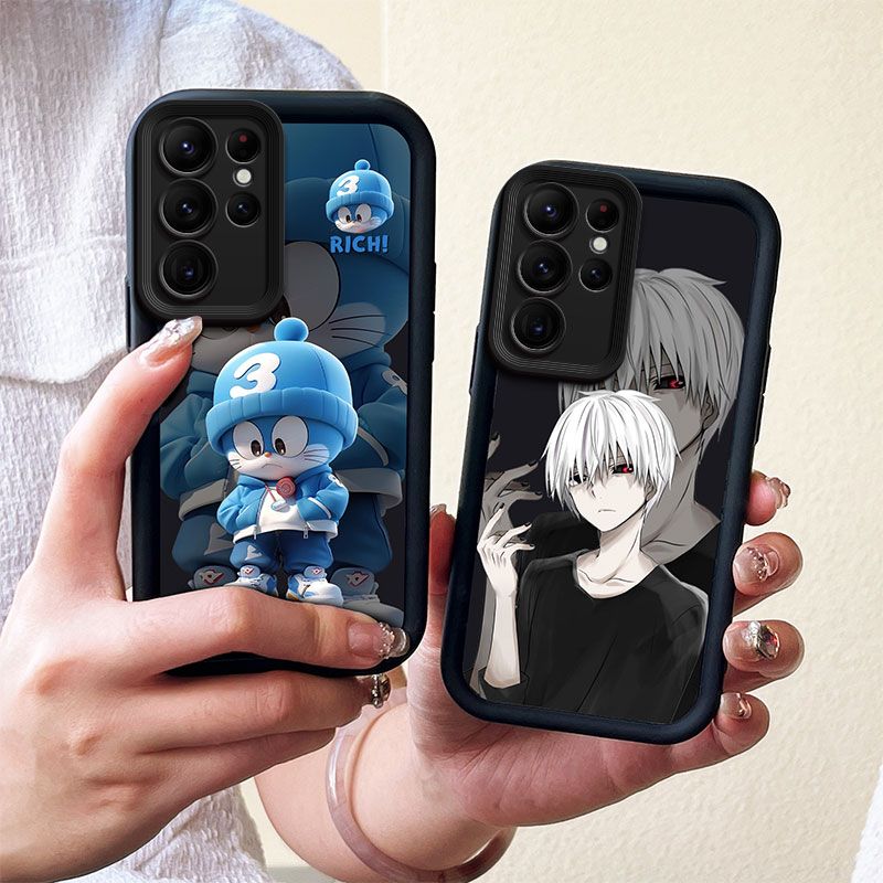 Fashion Cute Phone Case for Samsung Galaxy S22 Ultra, TPU Soft Silicone Anti Drop Shockproof Protection Case