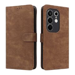 Leather Flip Cover For Tecno Camon 50 Pro 6.78'' Case [RFID Blocking] Wallet Cover With Hand Strap
