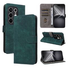 Leather Flip Cover For Tecno Camon 50 Pro 6.78'' Case [RFID Blocking] Wallet Cover With Hand Strap