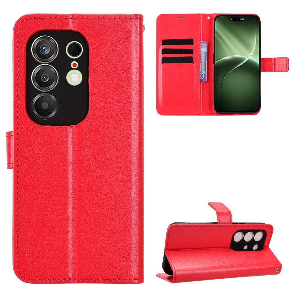 Leather Flip Cover For Tecno Camon 50 Pro Leather Case Magnetic Buckle Shockproof Wallet Covers