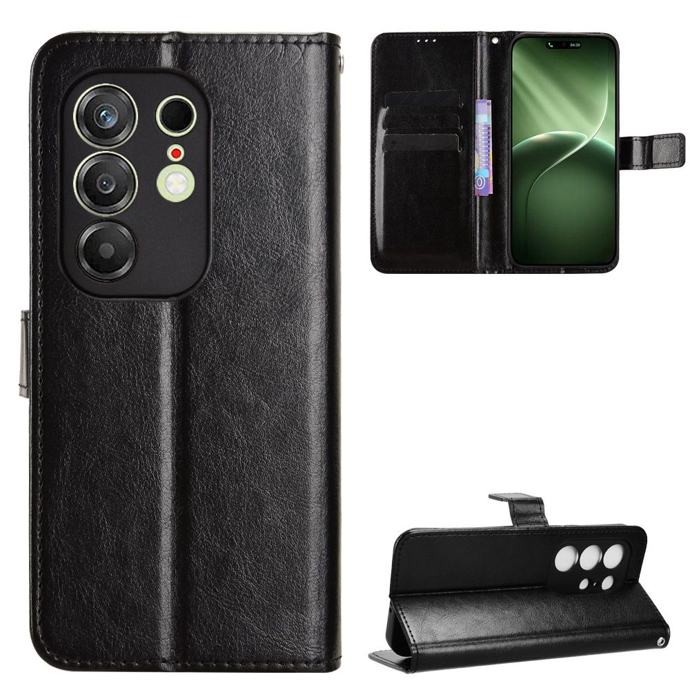 Leather Flip Cover For Tecno Camon 50 Pro Leather Case Magnetic Buckle Shockproof Wallet Covers