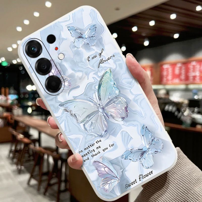Phone Case For Tecno Camon 50 Pro 4G Butterfly temperament painted retro water ripple mobile phone case