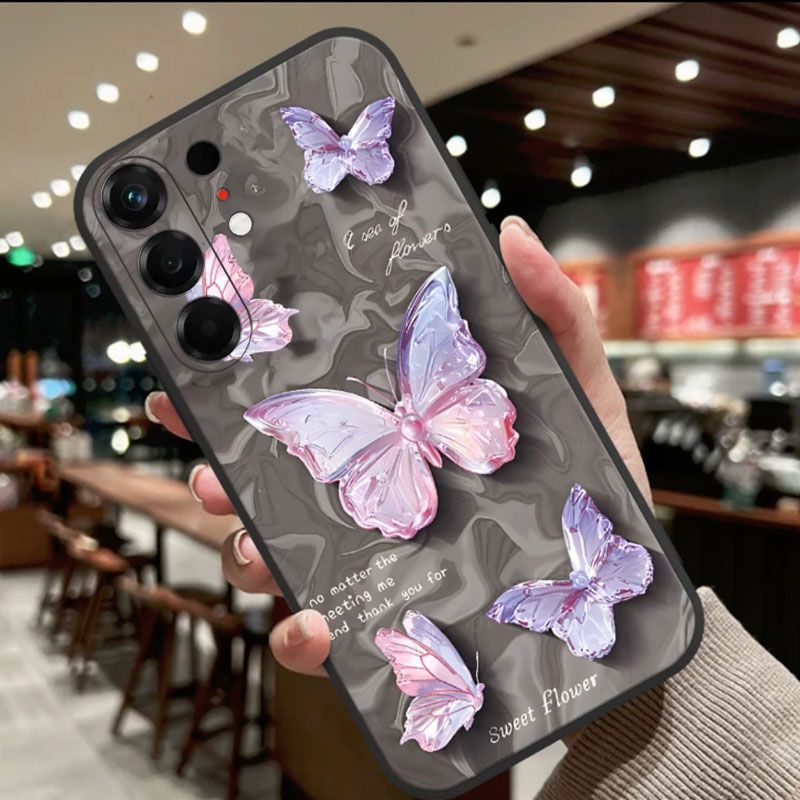 Phone Case For Tecno Camon 50 Pro 4G Butterfly temperament painted retro water ripple mobile phone case
