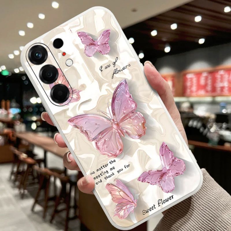 Phone Case For Tecno Camon 50 Pro 4G Butterfly temperament painted retro water ripple mobile phone case