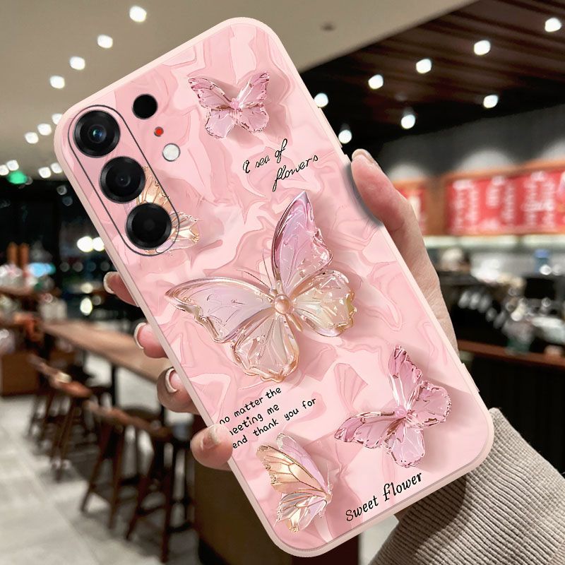 Phone Case For Tecno Camon 50 Pro 4G Butterfly temperament painted retro water ripple mobile phone case